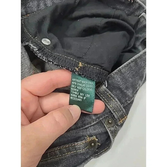 Lauren Jeans Co. Premium Jeans Women's Size 10 Bootcut Dark Wash - Picture 6 of 8